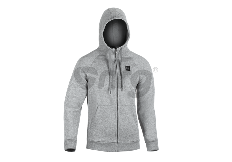 Under Armour hanorac cu fermoar UA Rival Fleece Zip Gri XXL