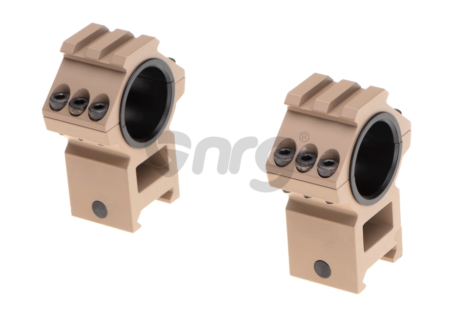 Aim-O inele pentru luneta Top Rail 25.4mm / 30mm inalte Desert 4