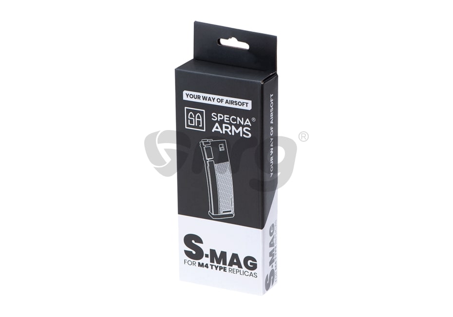 Specna Arms incarcator M4/M16 S-Mag Midcap ABS Gri 120bb. 3