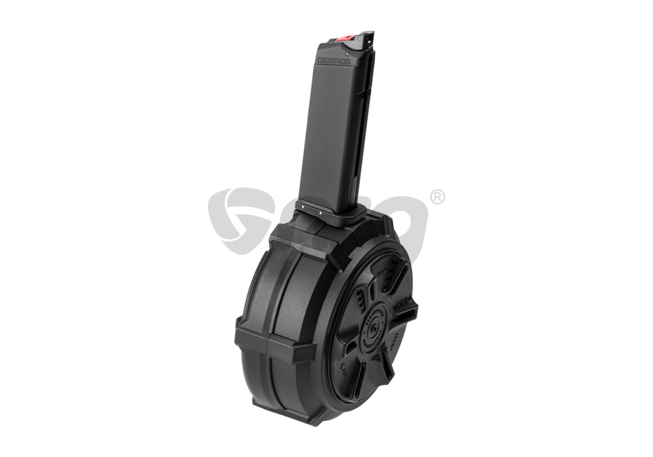 G&G incarcator drum mag SMC9 300 bile Negru 3