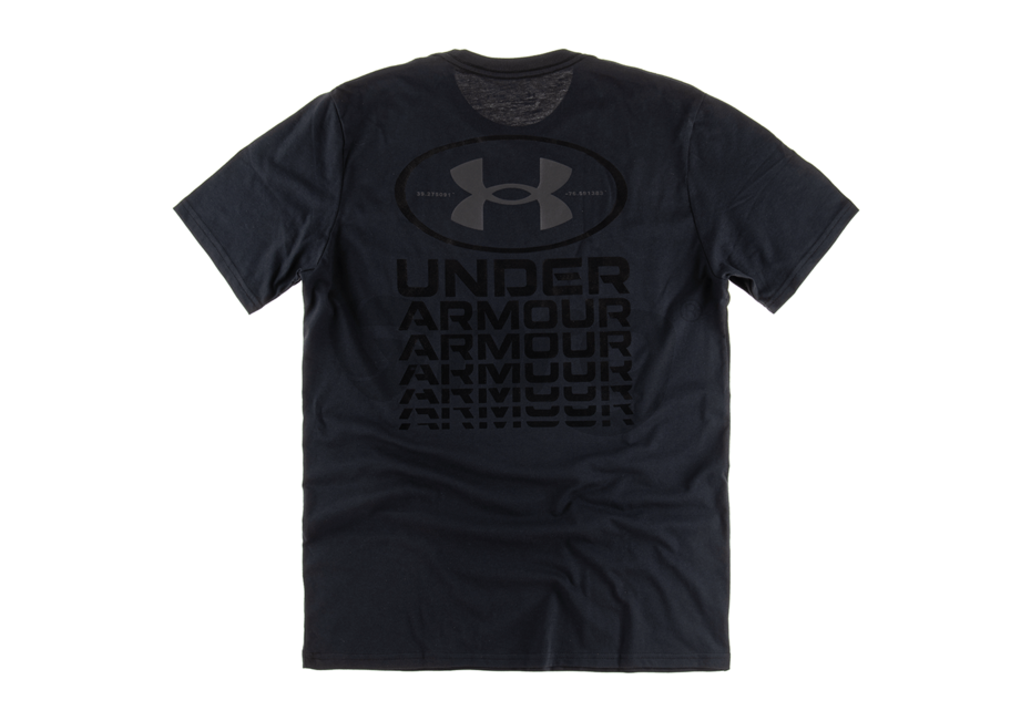 Under Armour tricou UA Armour Repeat SS Negru M 3