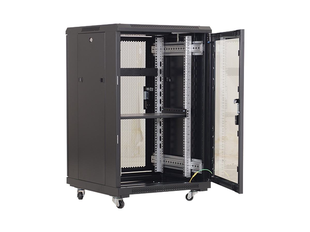 ASYTECH Networking Rack podea 18U 19" 600x600 3