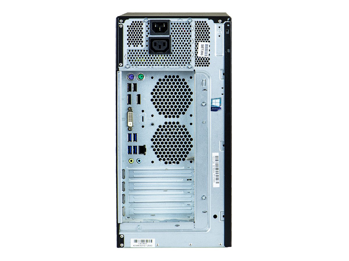 Fujitsu Esprimo P957, Core i5-7400 pana la 3.50GHz, 8GB DDR4, 256GB SSD, DVD, Tower, calculator refurbished, Windows 10 Home