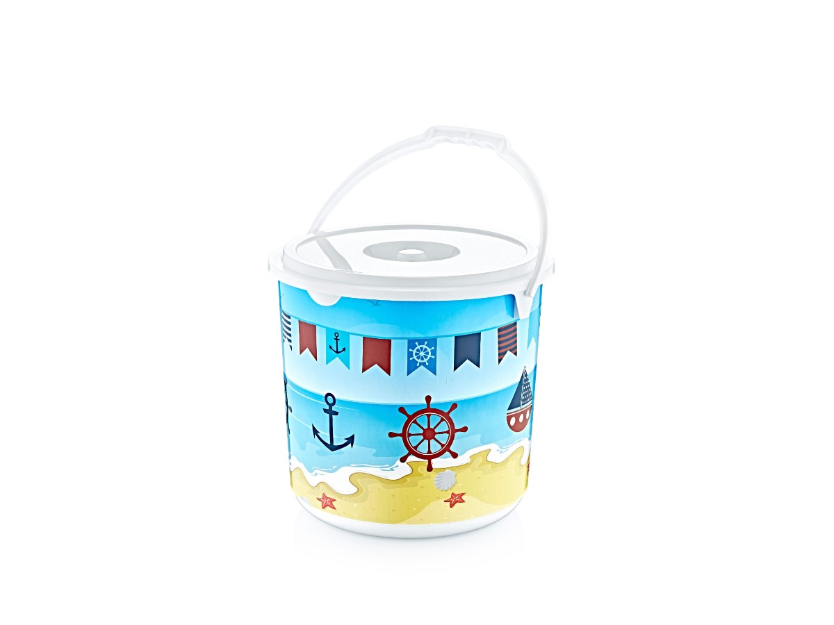 Galeata cu capac K001 Go Go 16L 2