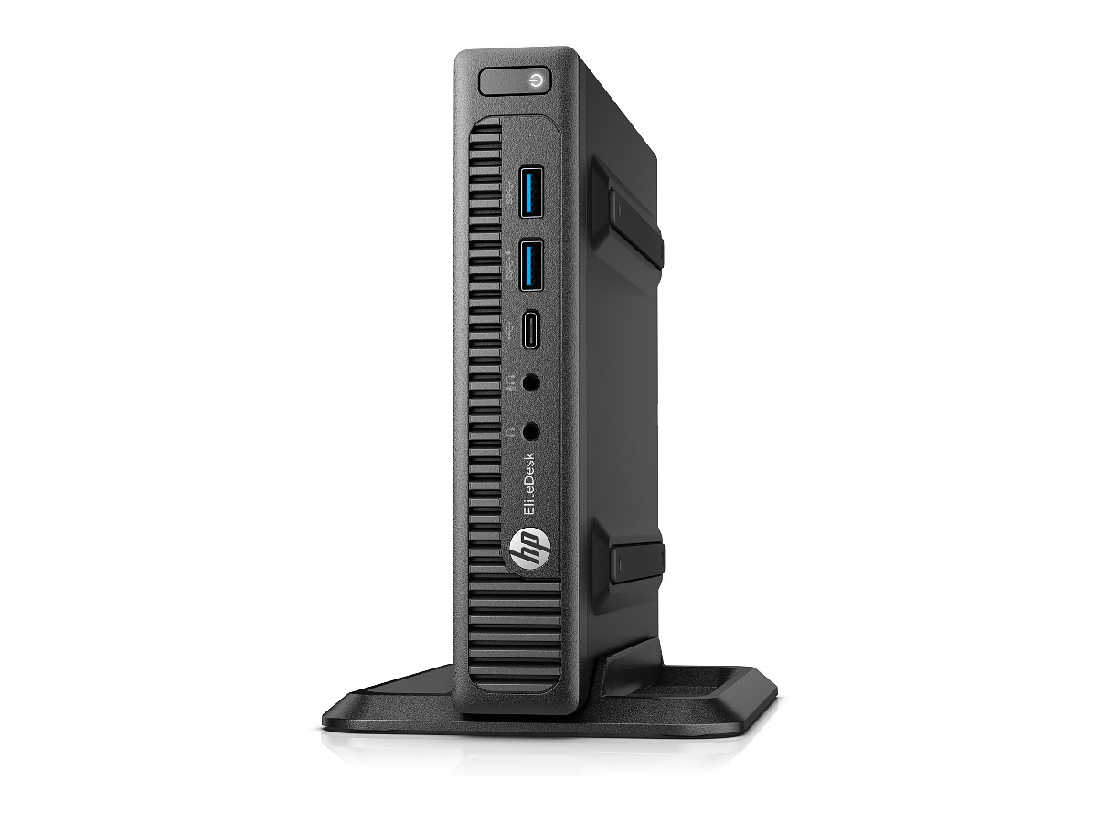 HP EliteDesk 800 G2, Core i7-6700T pana la 3.60GHz, 8GB DDR4 SODIMM, 256GB SSD, MiniPC, calculator refurbished, Windows 10 Pro