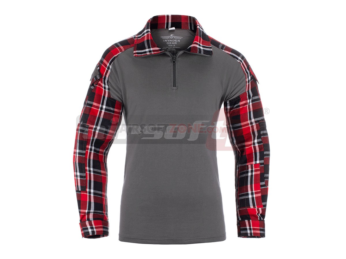  Invader Gear bluza de lupta Flanel Rosu M 2