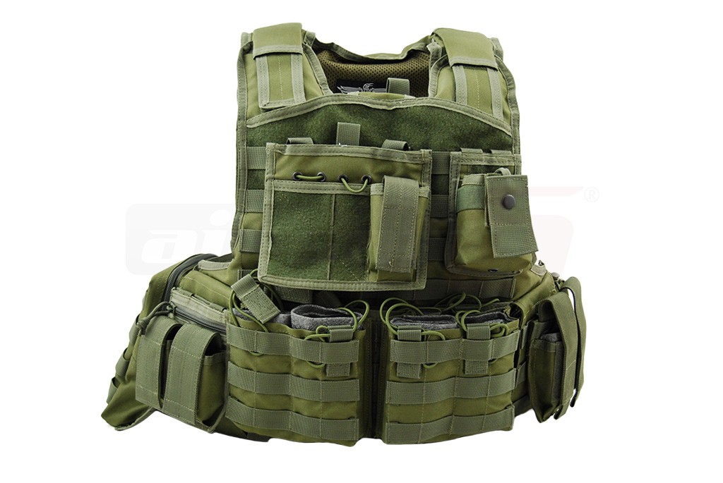 Invader Gear vesta tactica Mod Carrier Combo Olive 6