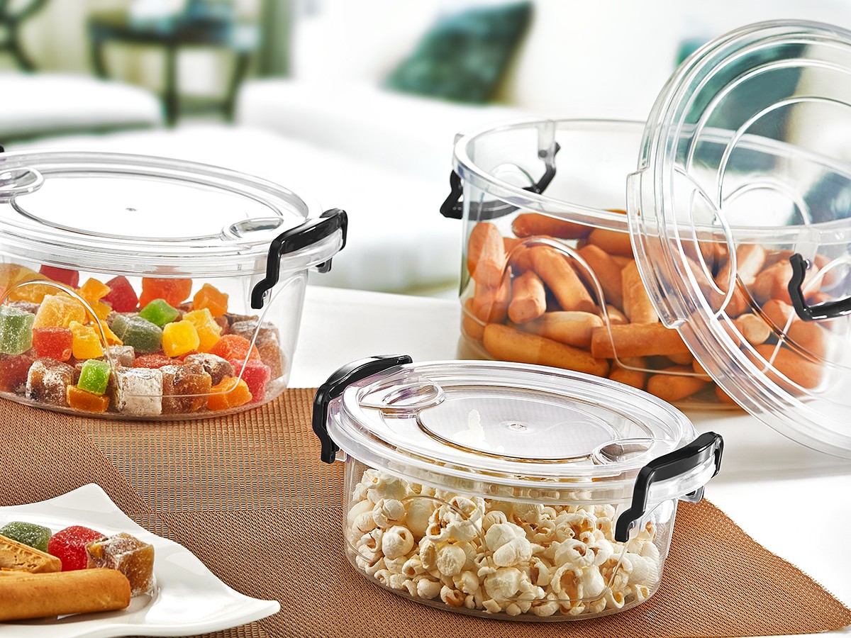 Set 3 cutii alimente rotunde Bonny SA 696