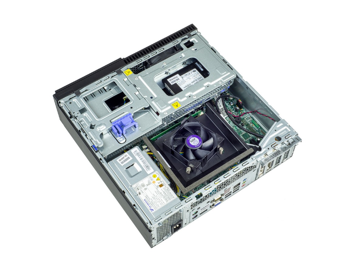 Lenovo ThinkCentre M700, Core i7-6700T pana la 3.60GHz, 8GB DDR4, 256GB SSD, DVD, SFF, calculator refurbished 3