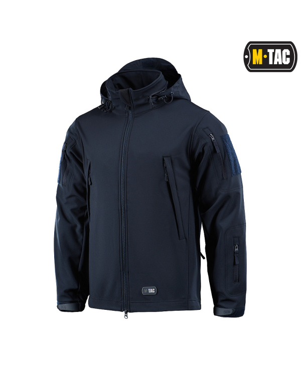 M-Tac Jacheta Soft Shell Dark Navy Blue M 4