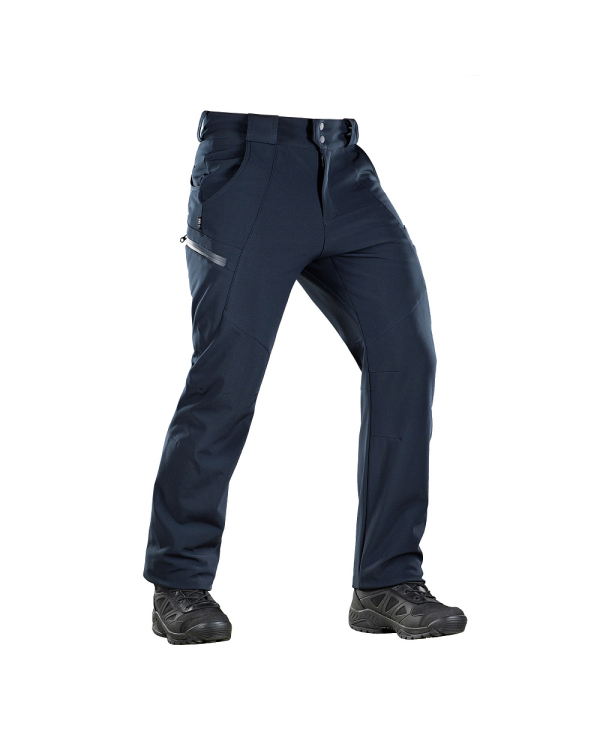 M-Tac pantaloni Soft Shell Winter Navy Blue XL 3