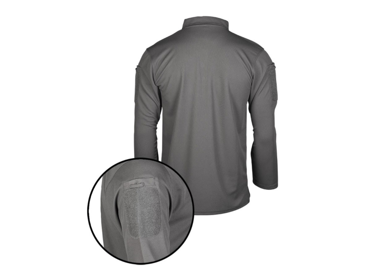 Mil-Tec bluza polo quickdry Gray XL