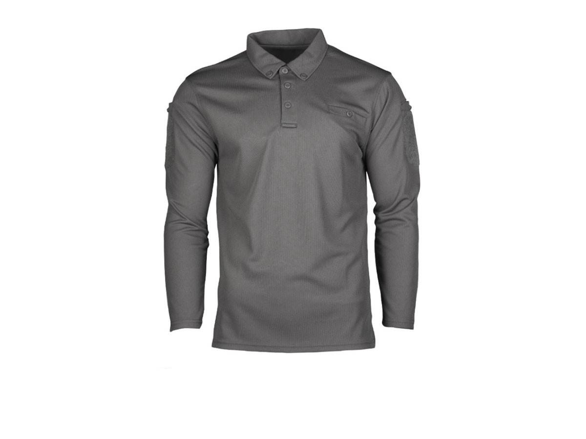 Mil-Tec bluza polo quickdry Gray XL 2