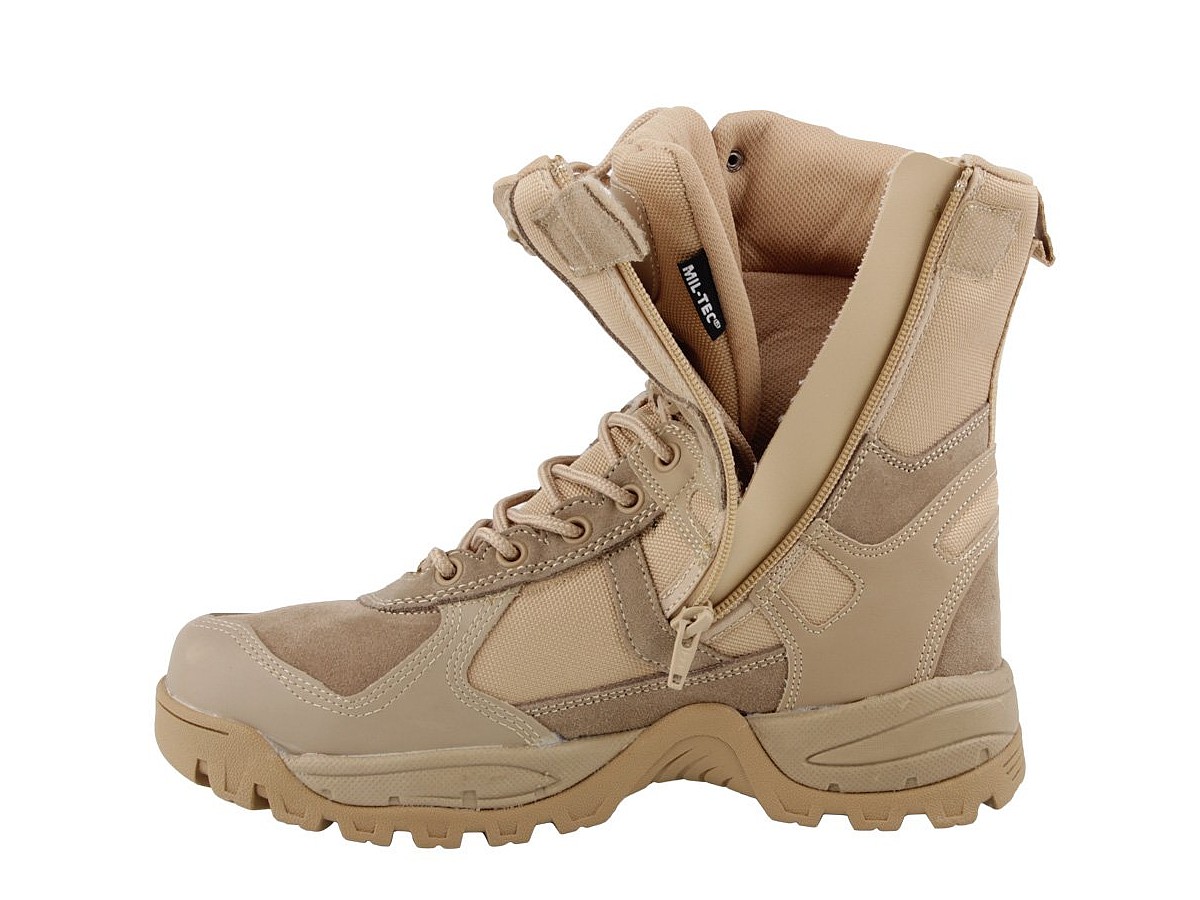 Mil-Tec bocanci Patrol cu fermoar Coyote Nr. 45 4