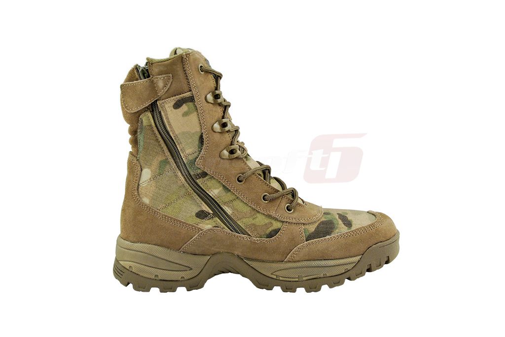 Mil-Tec bocanci tactici cu fermoar Multicam Nr. 45