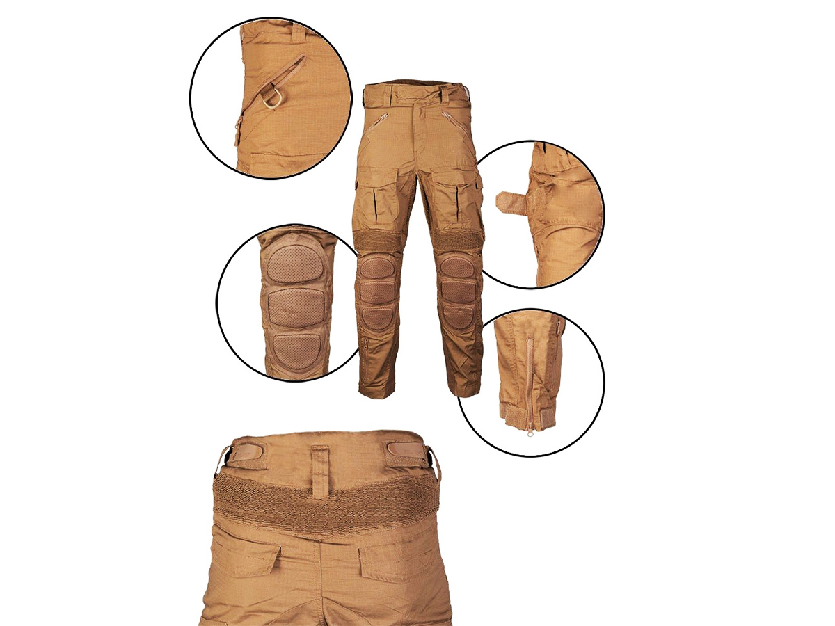 Mil-Tec pantaloni de lupta Chimera Coyote M