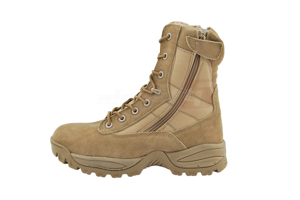 Mil-Tec bocanci cu fermoar dublu Coyote Nr. 45