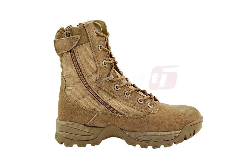 Mil-Tec bocanci cu fermoar dublu Coyote Nr. 41 3