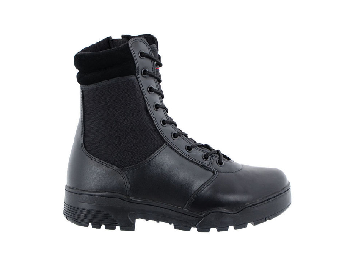 Mil-Tec bocanci piele si cordura cu fermoar Negri Nr. 40 2