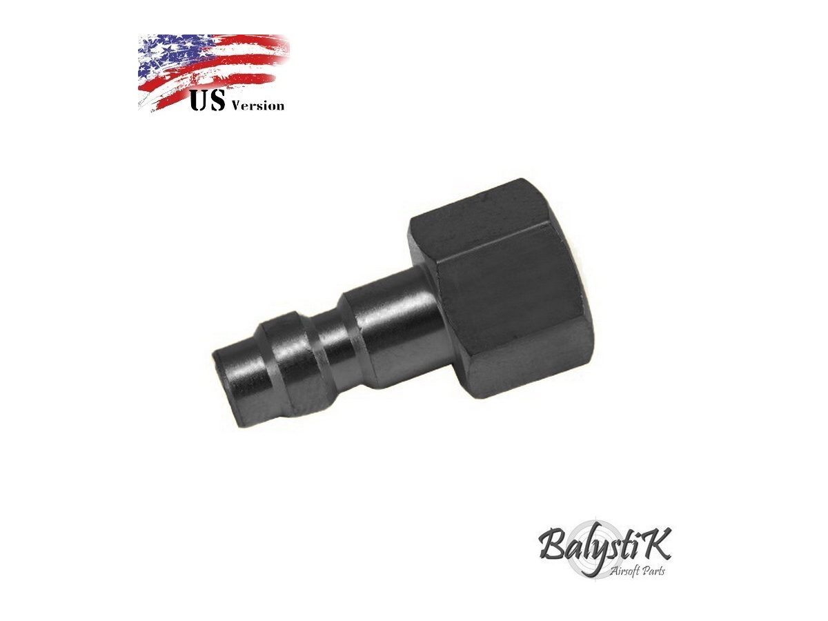 BalystiK 1/8 NPT female thread to US male fitting