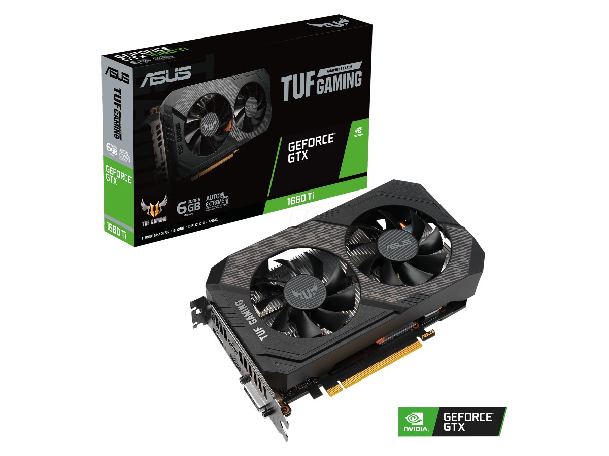 Placa video ASUS TUF Gaming GeForce® GTX 1660 Ti EVO OC, 6GB GDDR6, 192-bit 5