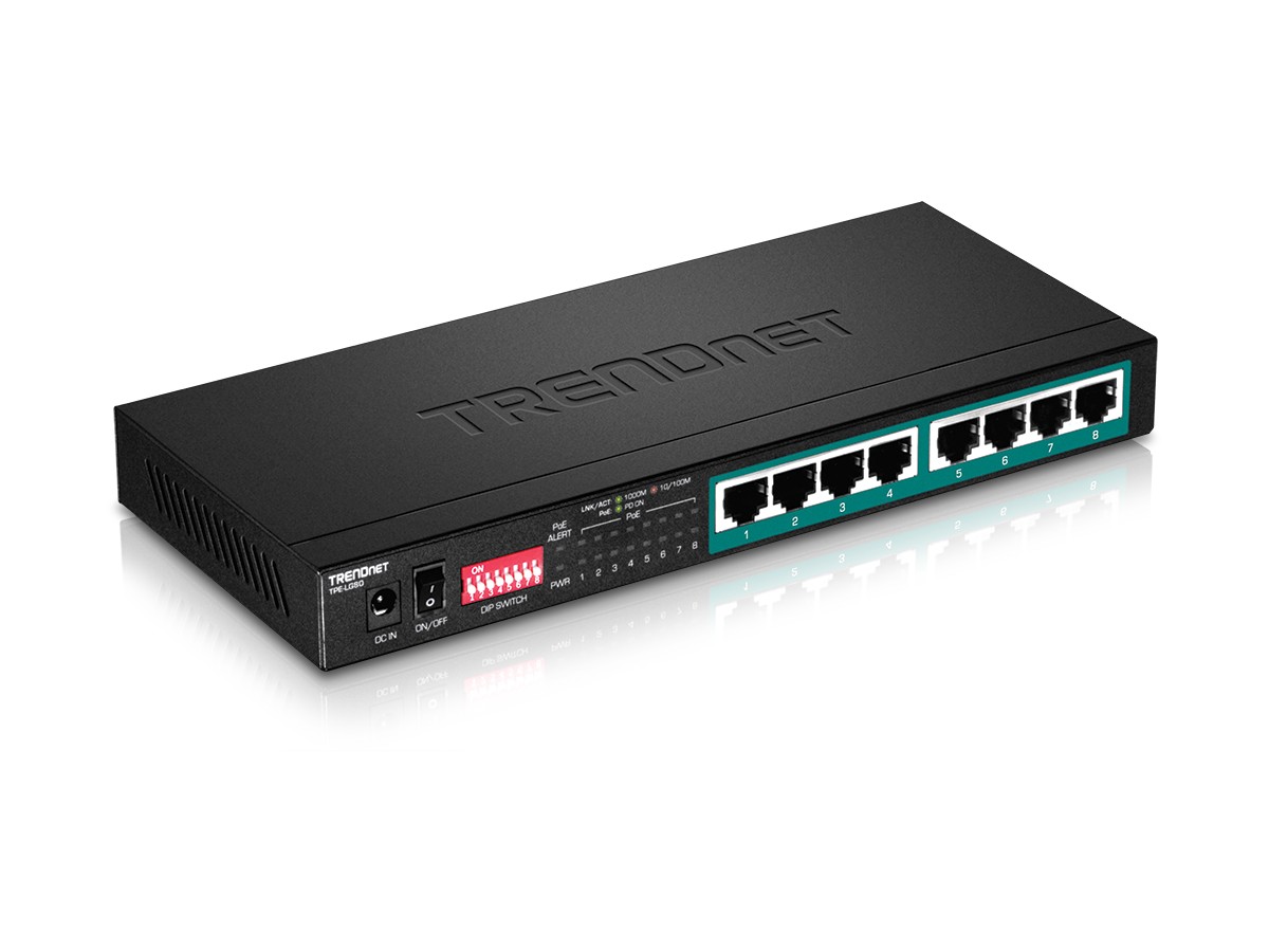 Switch 8 porturi Gigabit Long Range 200m PoE+ - TRENDnet 3