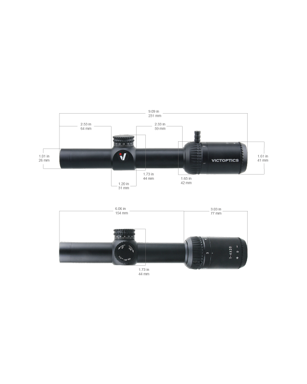 VictOptics X4 1-4x20 3